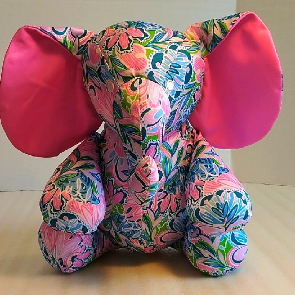 Colorful Elephant Plush Toy Lilly Pulitzer